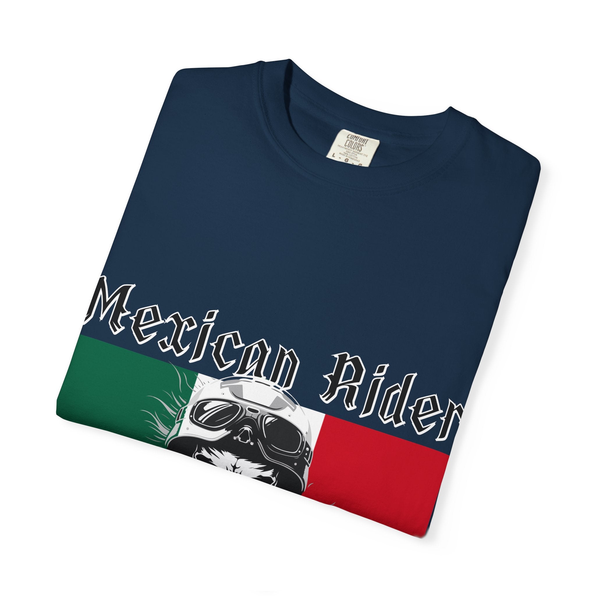 Mexican Rider T-Shirt — "El Cabron Más Chingon" Biker Skull Tee