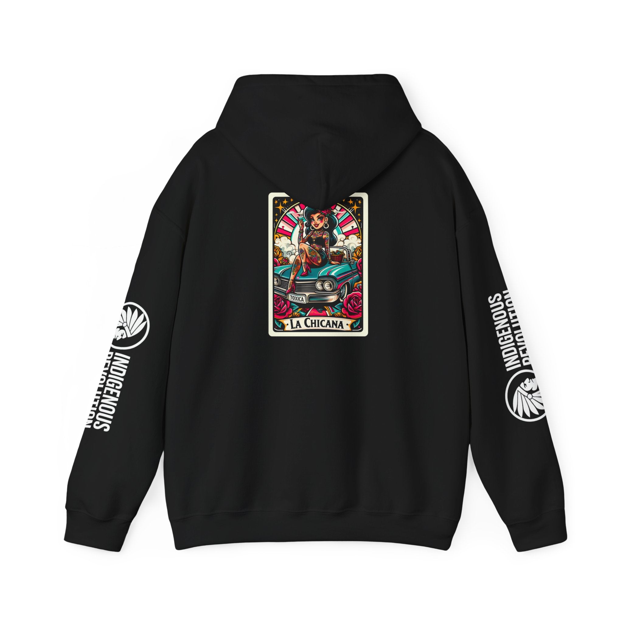Indigenous Revolution Hoodie — La Chicana Graphic Pullover