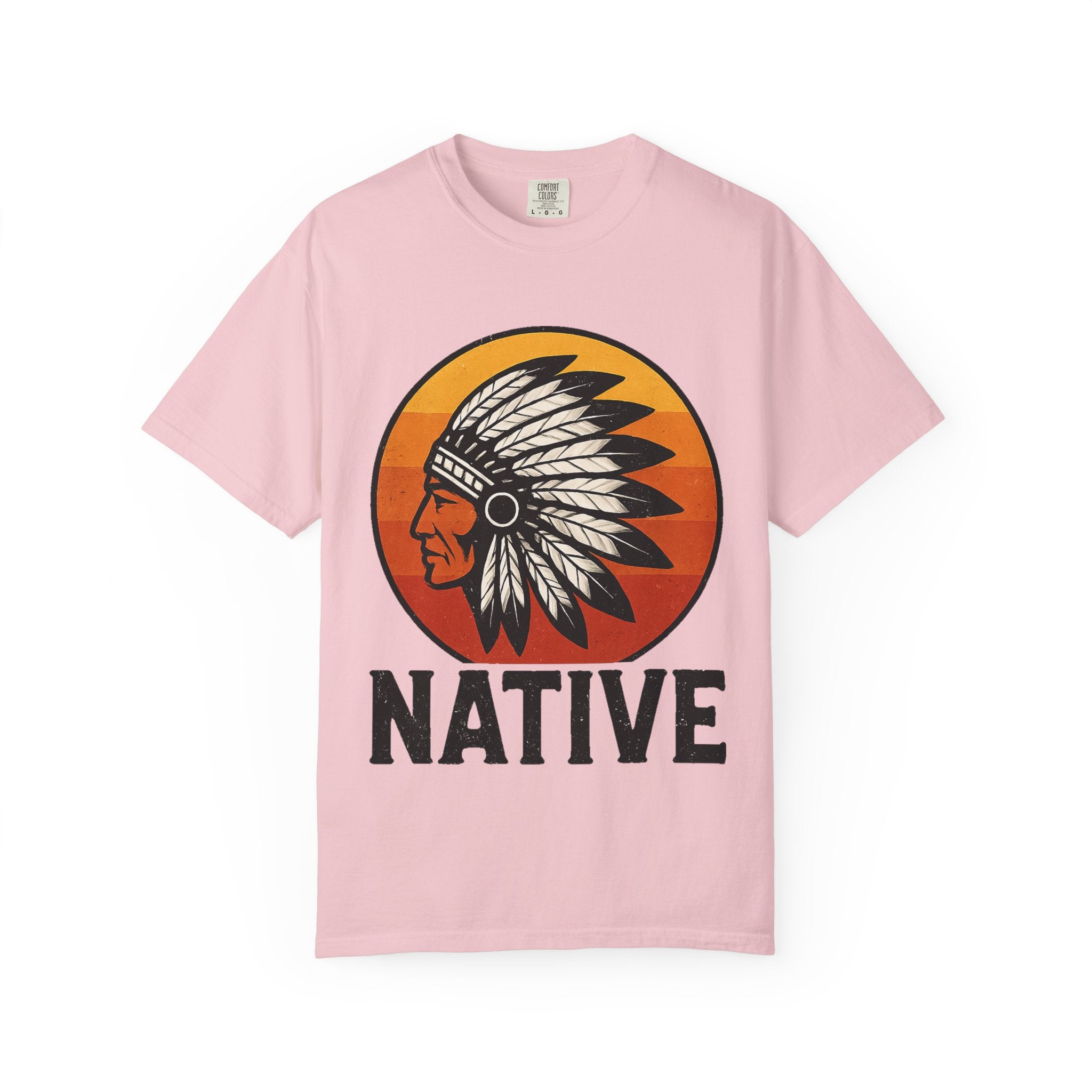 T-Shirt - Retro 'Native' Headdress Graphic Tee