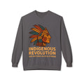 Indigenous Revolution graphic Crewneck Sweatshirt | 500 Nations design