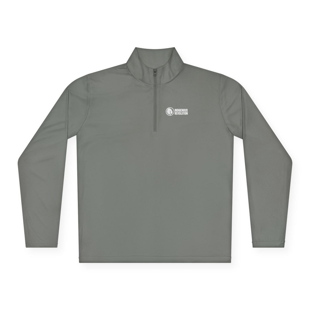 Quarter-Zip Pullover — Indigenous Revolution Graphic Pullover