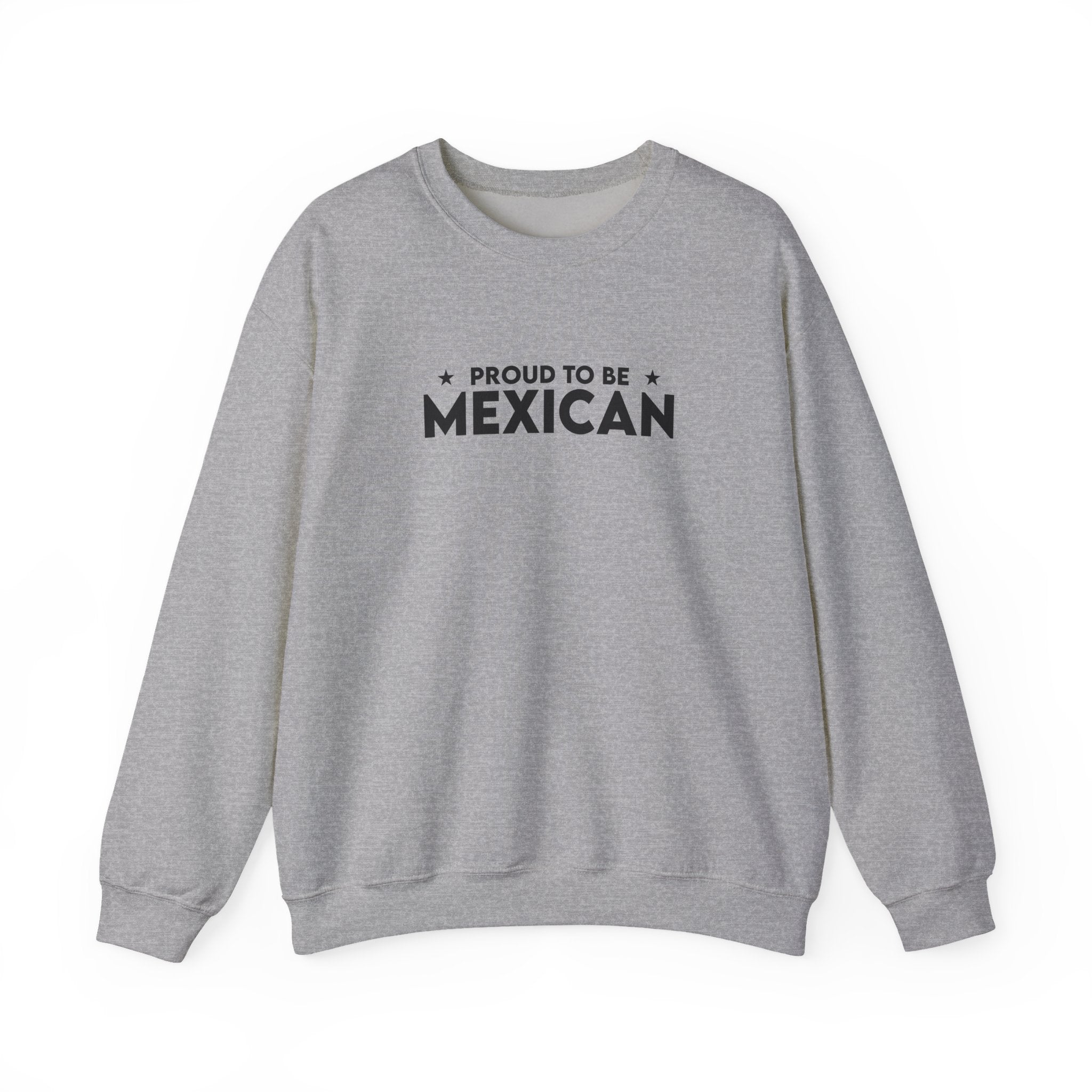 Mexican Pride Crewneck Sweatshirt — "Proud to Be Mexican" Pullover with Eagle Graphic