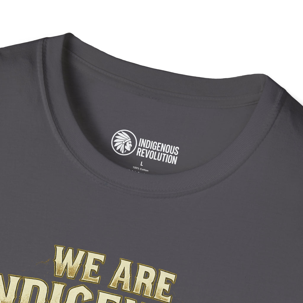 Indigenous People Not Illegals T-Shirt | Americas Continent Map