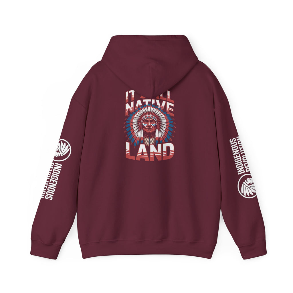 Hoodie - Indigenous Revolution Native Land Graphic Pullover