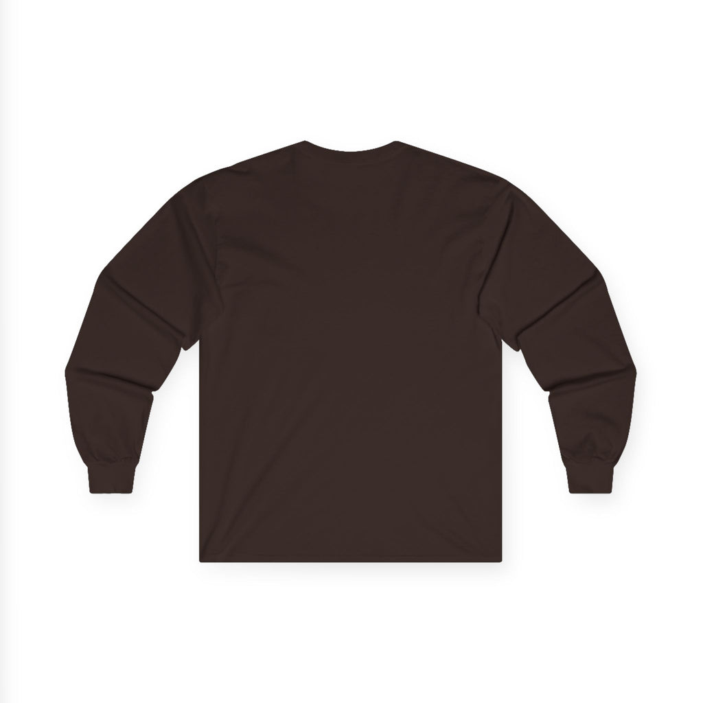 Long Sleeve Tee - "I Was Not Born in America, America Was Born on My Land" Native Pride Graphic