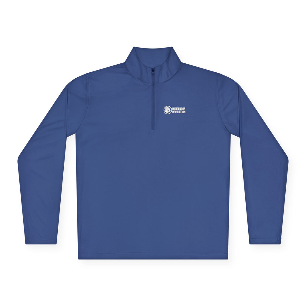 Quarter-Zip Pullover — Indigenous Revolution Graphic Pullover