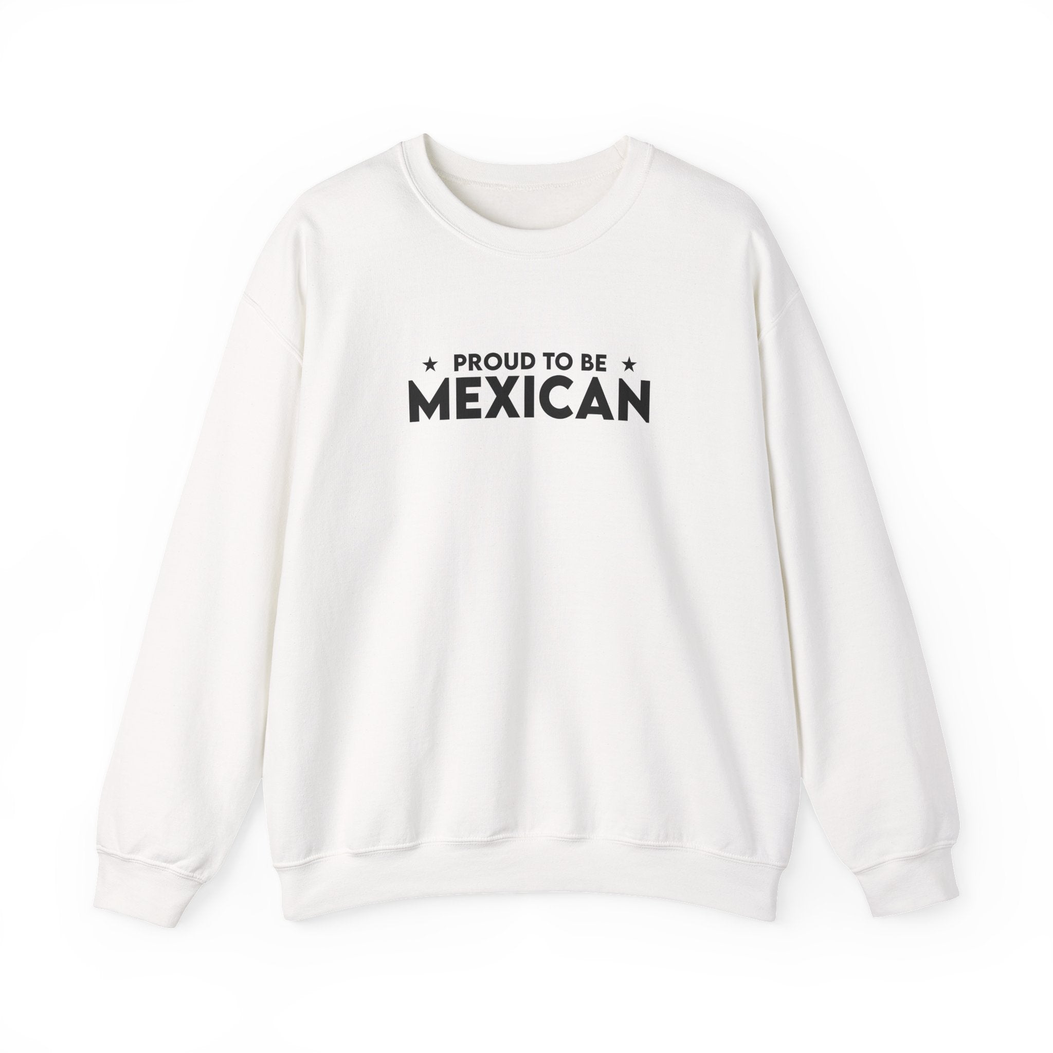 Mexican Pride Crewneck Sweatshirt — "Proud to Be Mexican" Pullover with Eagle Graphic