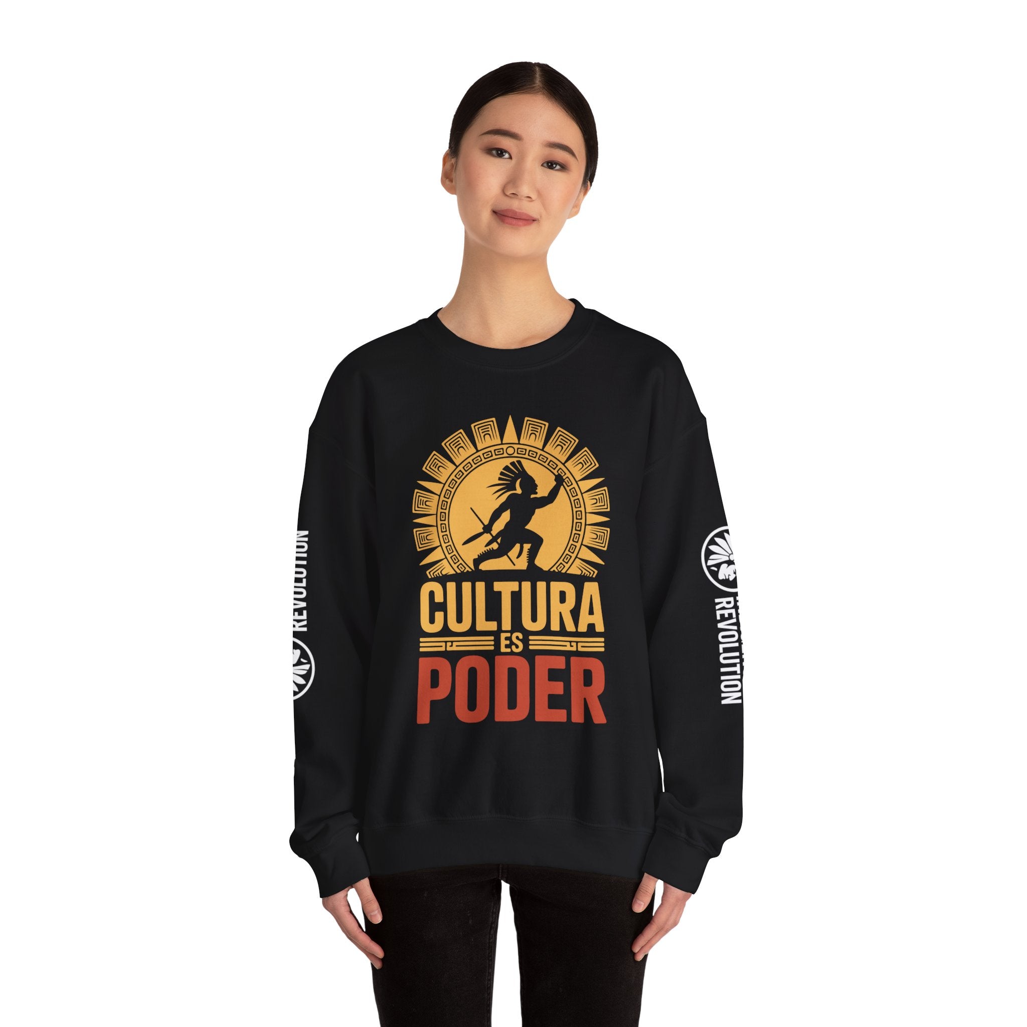 Cultura Es Poder Sweatshirt — Indigenous Pride Crewneck