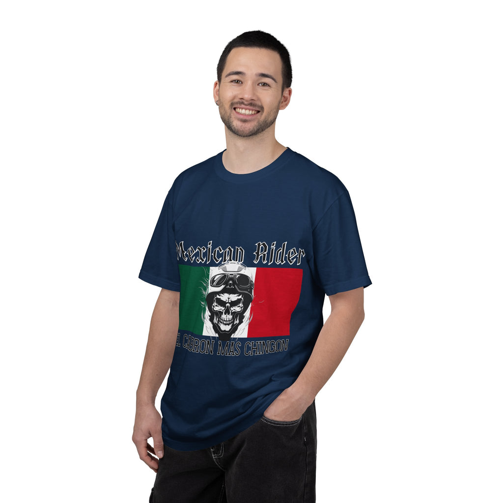 Mexican Rider T-Shirt — "El Cabron Más Chingon" Biker Skull Tee