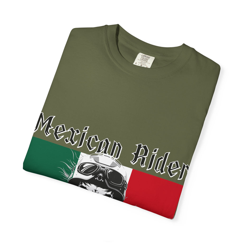 Mexican Rider T-Shirt — "El Cabron Más Chingon" Biker Skull Tee