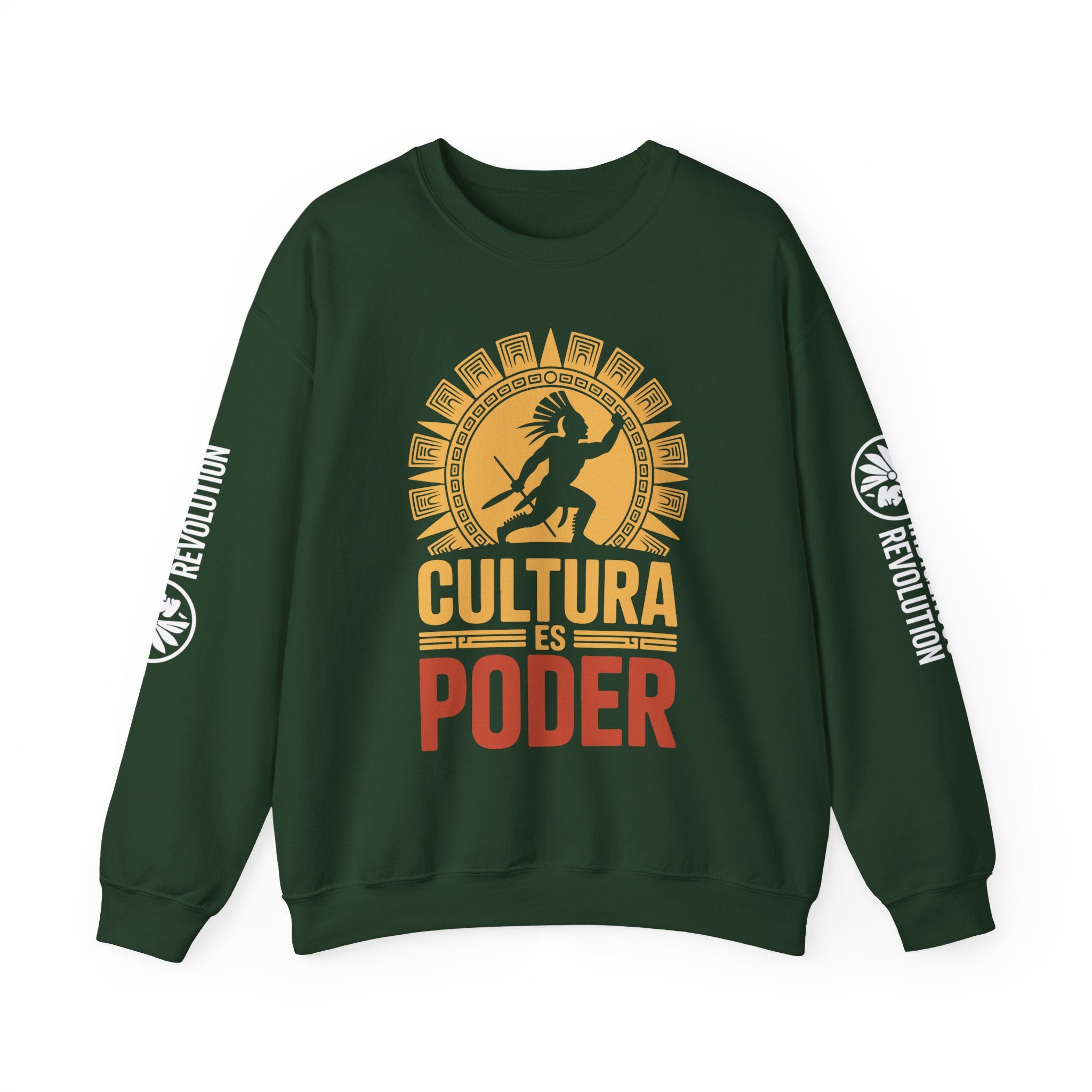 Cultura Es Poder Sweatshirt — Indigenous Pride Crewneck