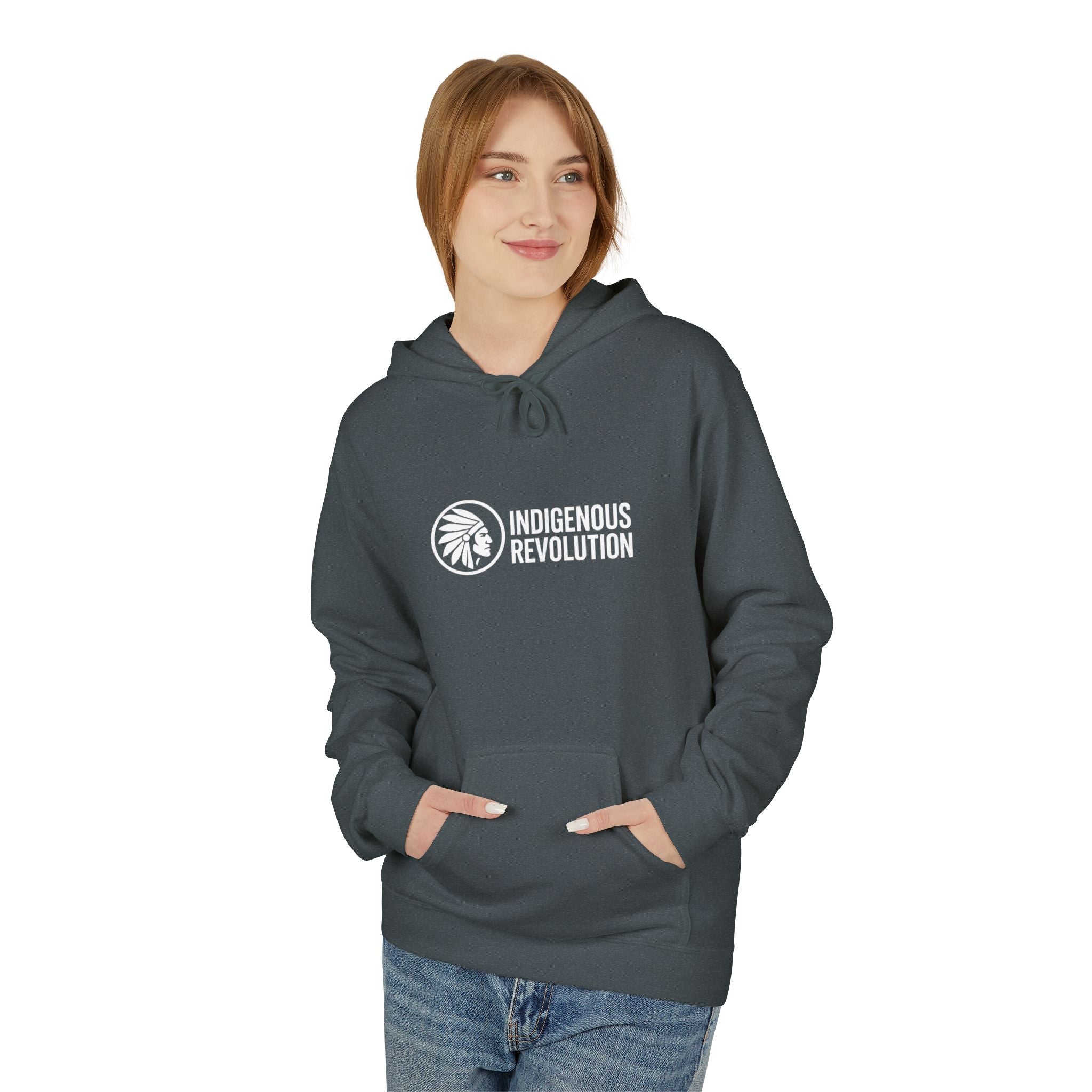 Indigenous Revolution Hoodie | Native Headdress 500 Nations Alive & Strong
