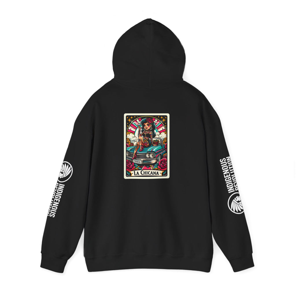 Indigenous Revolution Hoodie — La Chicana Graphic Pullover