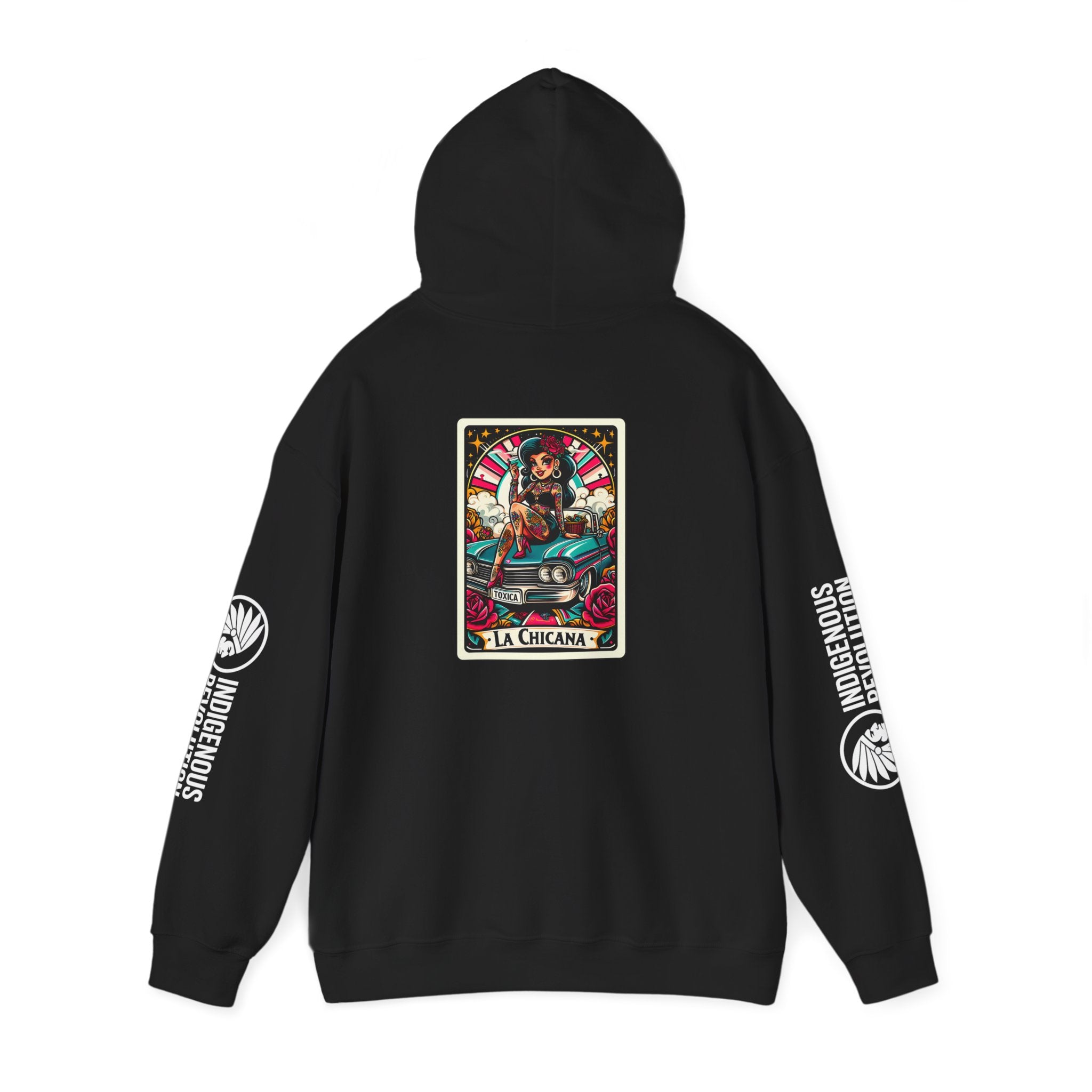 Indigenous Revolution Hoodie — La Chicana Graphic Pullover