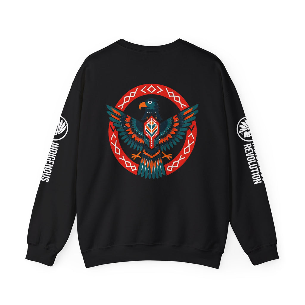 Crewneck Sweatshirt — "Still Here, Still Strong" Native Pride Graphic
