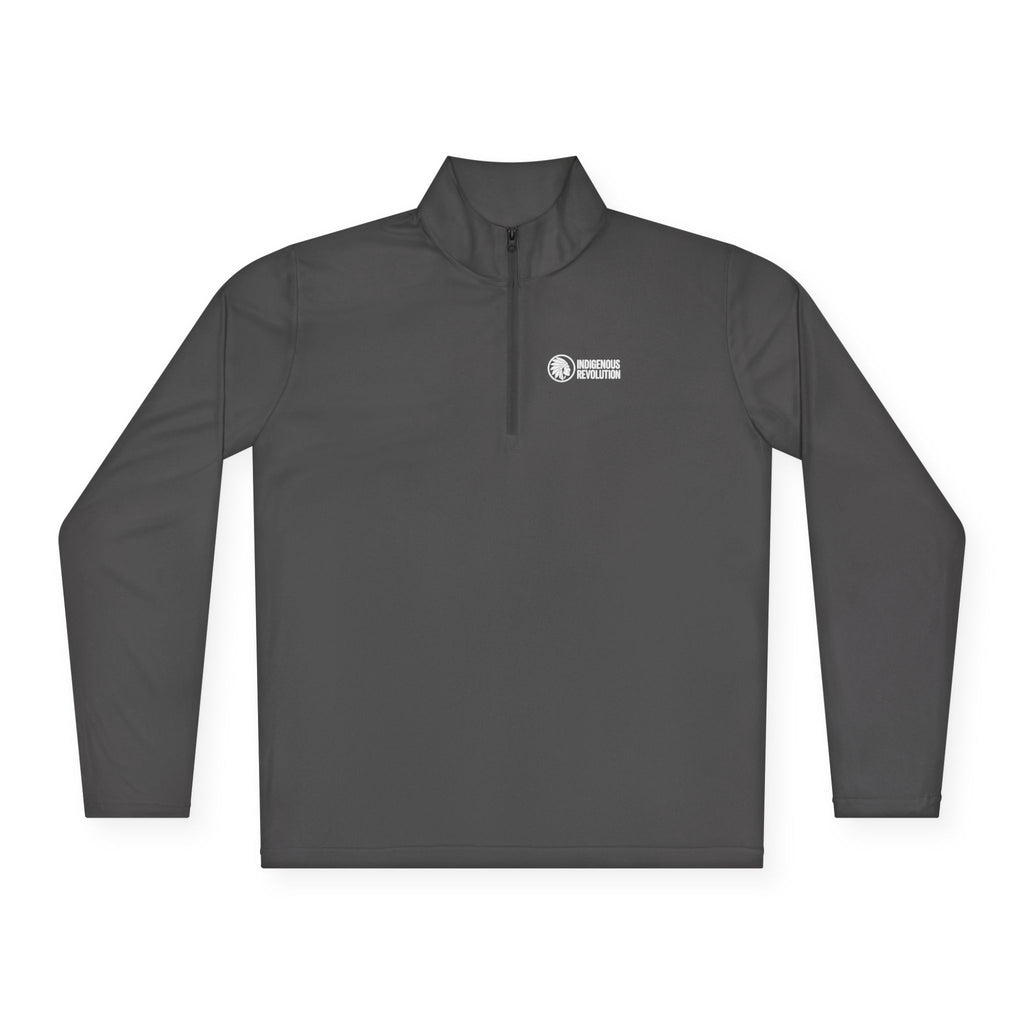 Quarter-Zip Pullover — Indigenous Revolution Graphic Pullover