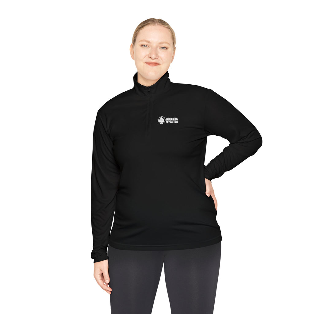 Quarter-Zip Pullover — Indigenous Revolution Graphic Pullover