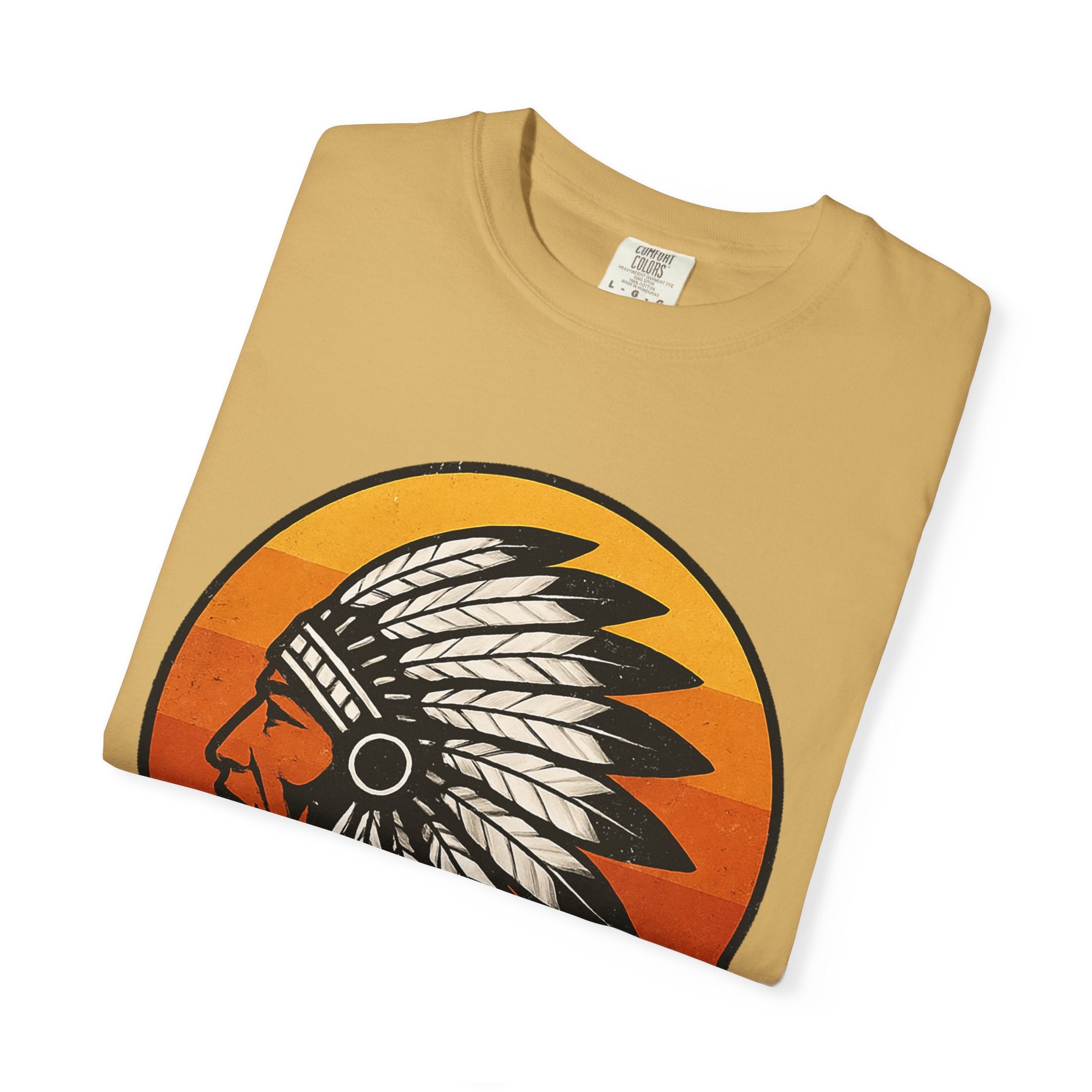 T-Shirt - Retro 'Native' Headdress Graphic Tee