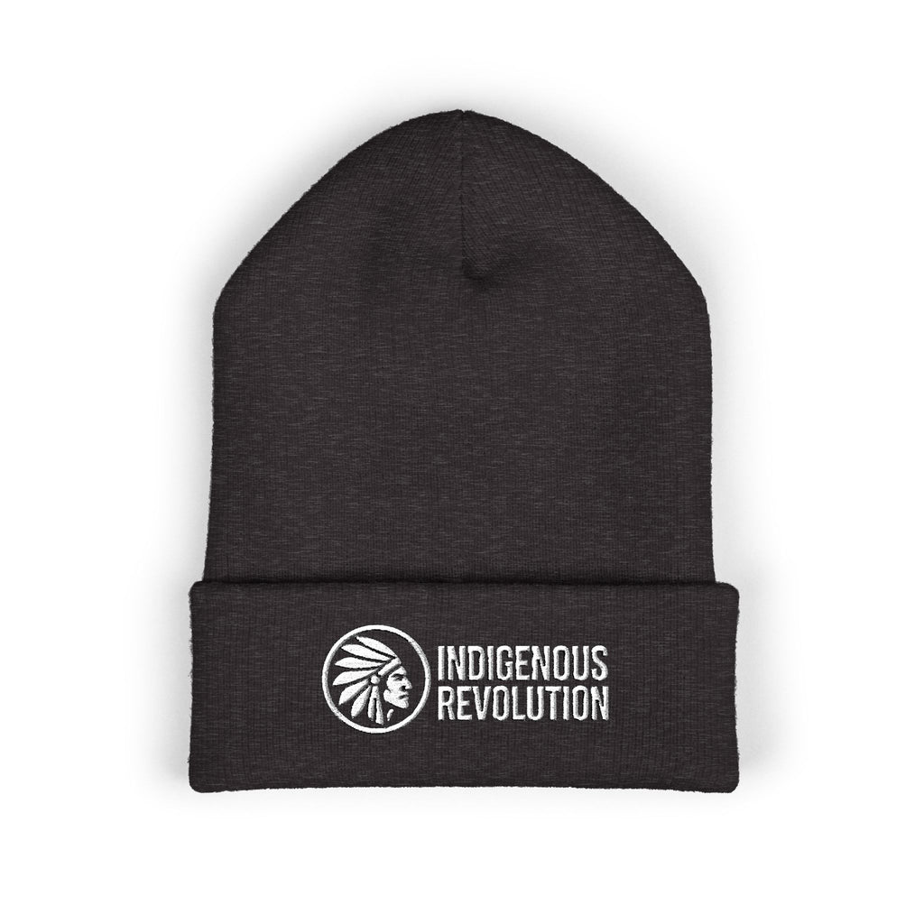 Indigenous Revolution Logo Beanie | Cuffed Embroidered Beanie