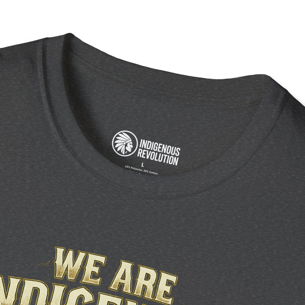 Indigenous People Not Illegals T-Shirt | Americas Continent Map