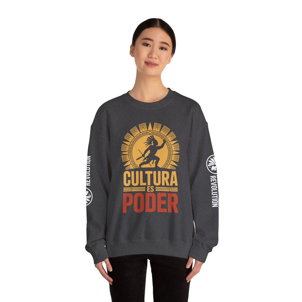 Cultura Es Poder Sweatshirt — Indigenous Pride Crewneck