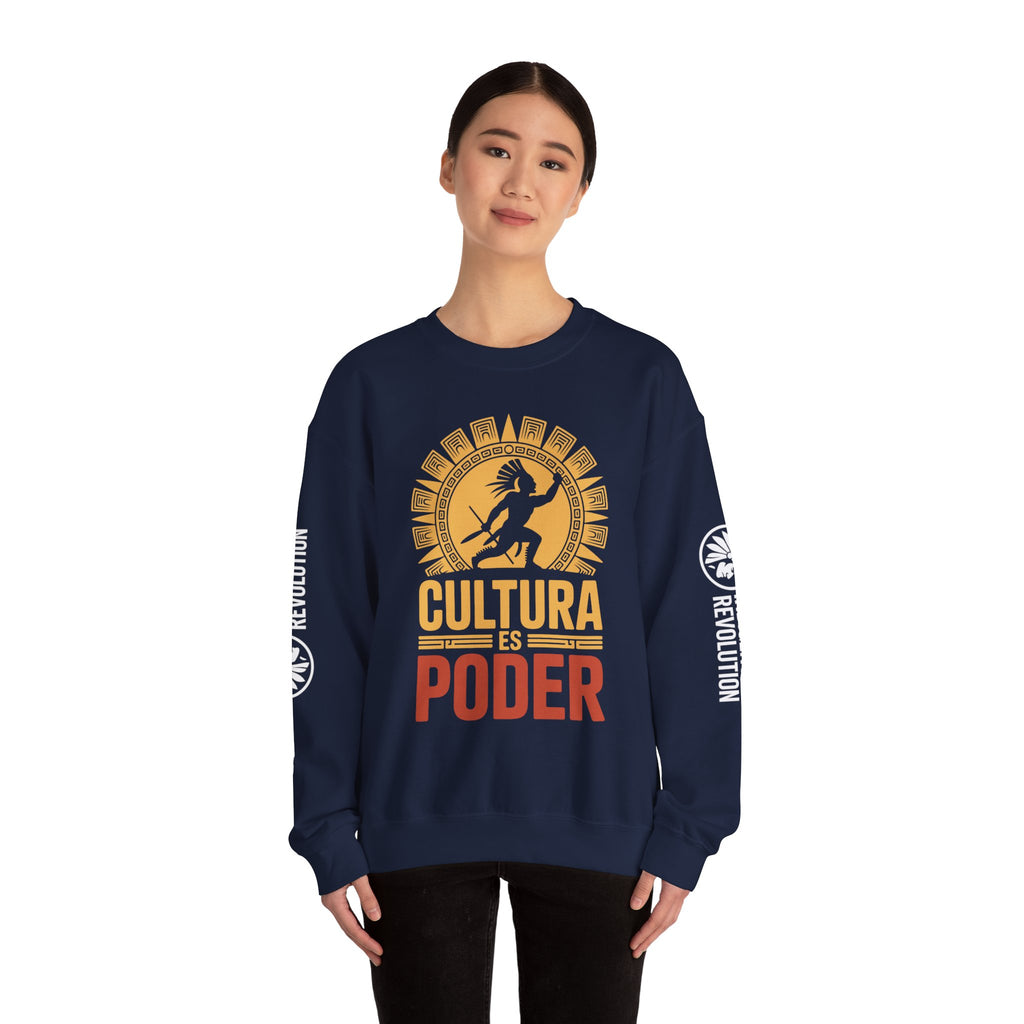 Cultura Es Poder Sweatshirt — Indigenous Pride Crewneck
