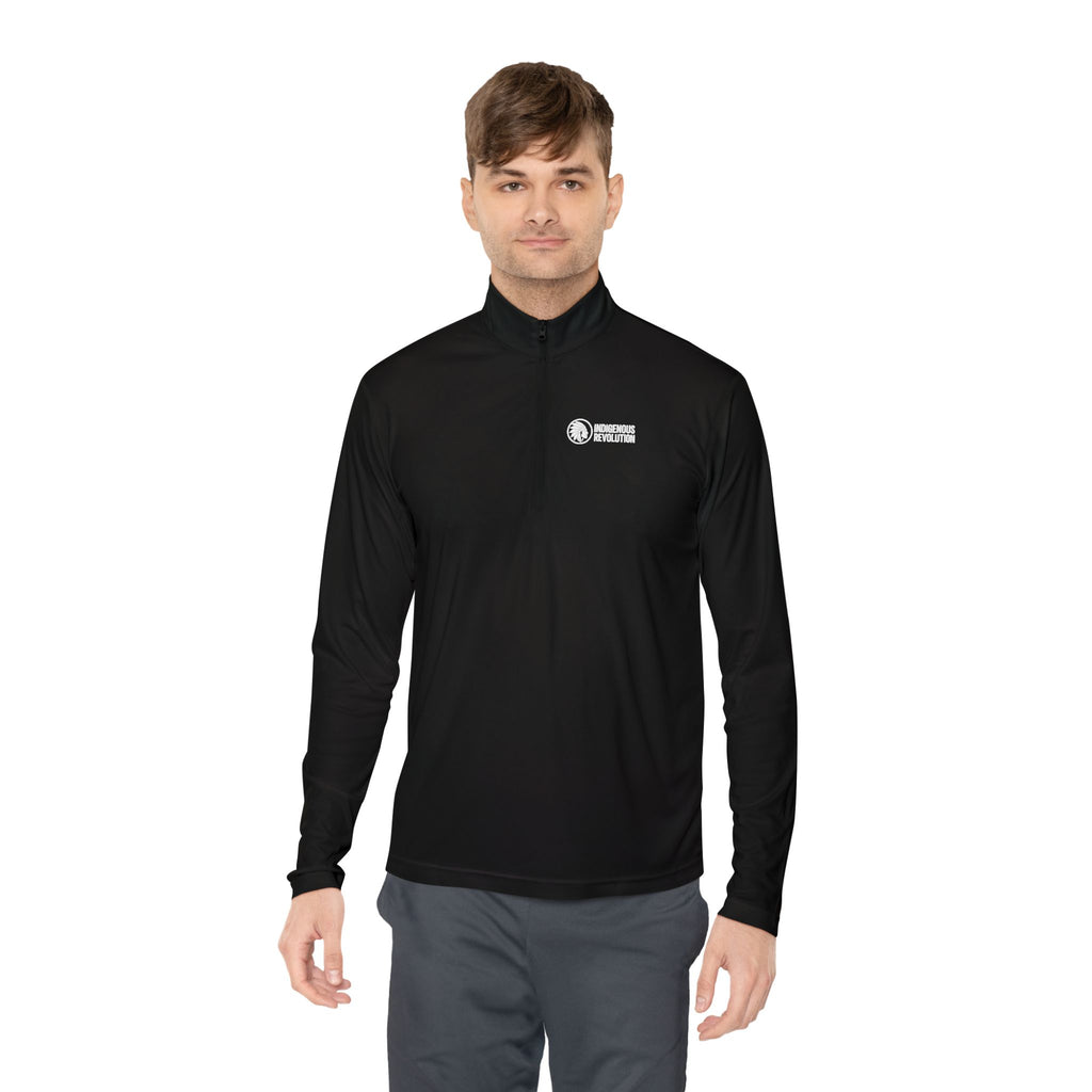 Quarter-Zip Pullover — Indigenous Revolution Graphic Pullover