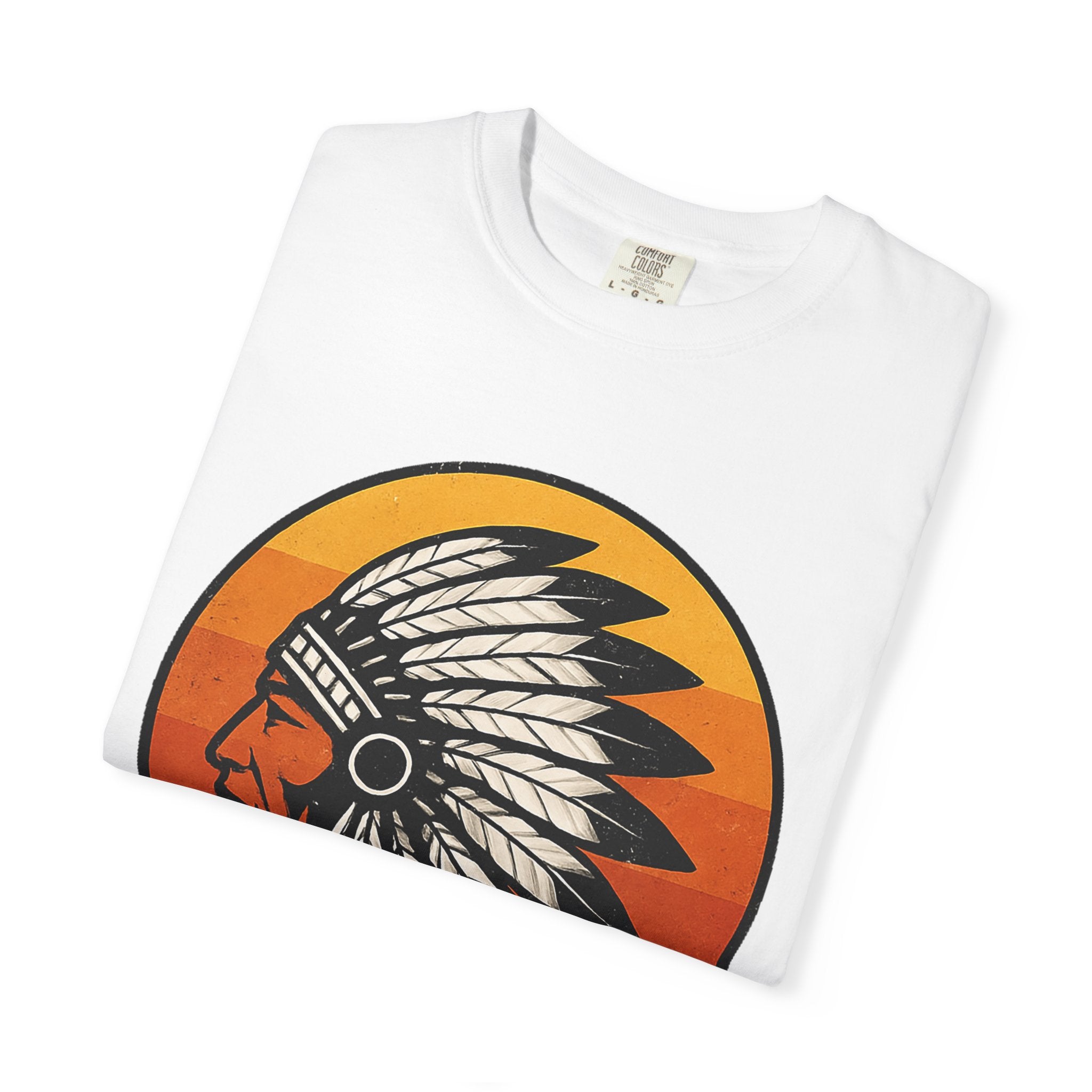 T-Shirt - Retro 'Native' Headdress Graphic Tee