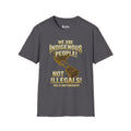 Indigenous People Not Illegals T-Shirt | Americas Continent Map