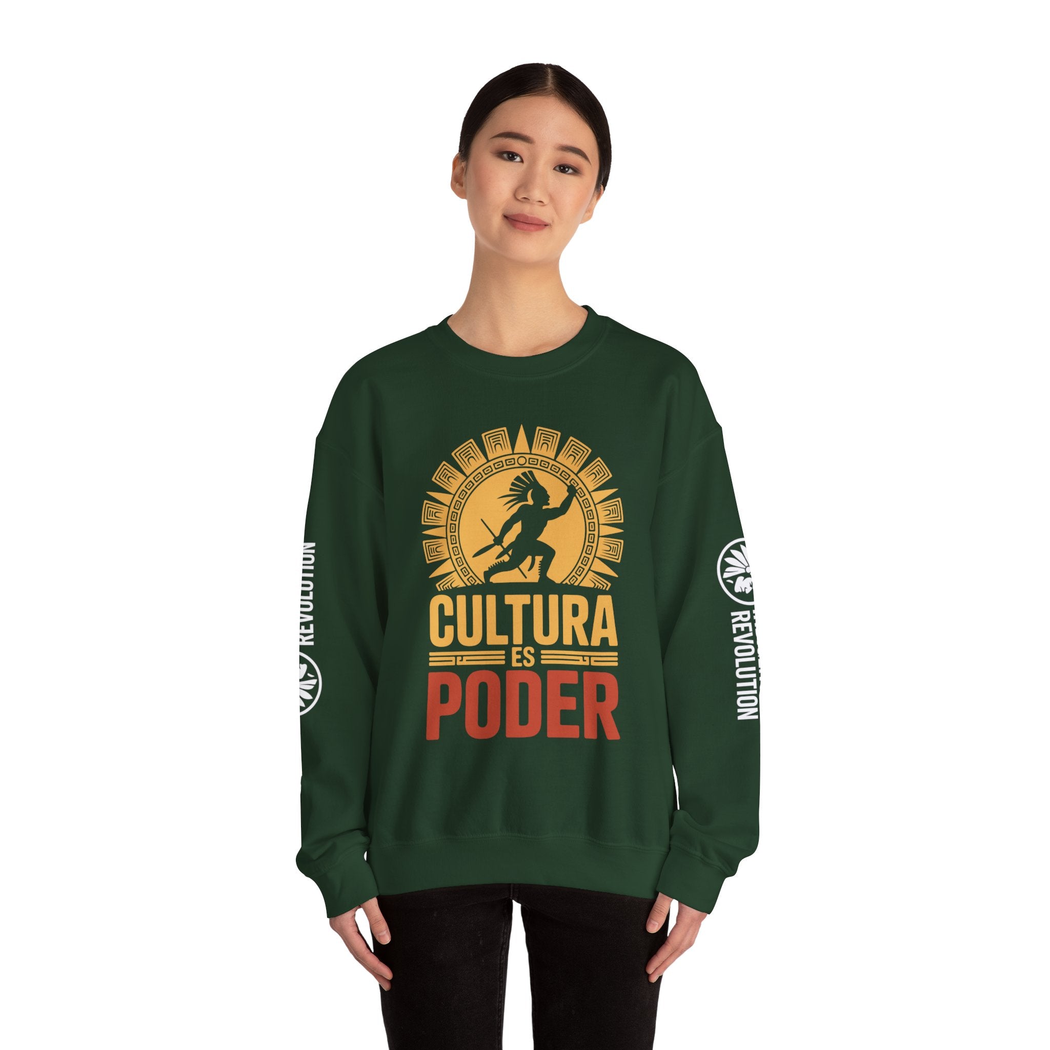 Cultura Es Poder Sweatshirt — Indigenous Pride Crewneck