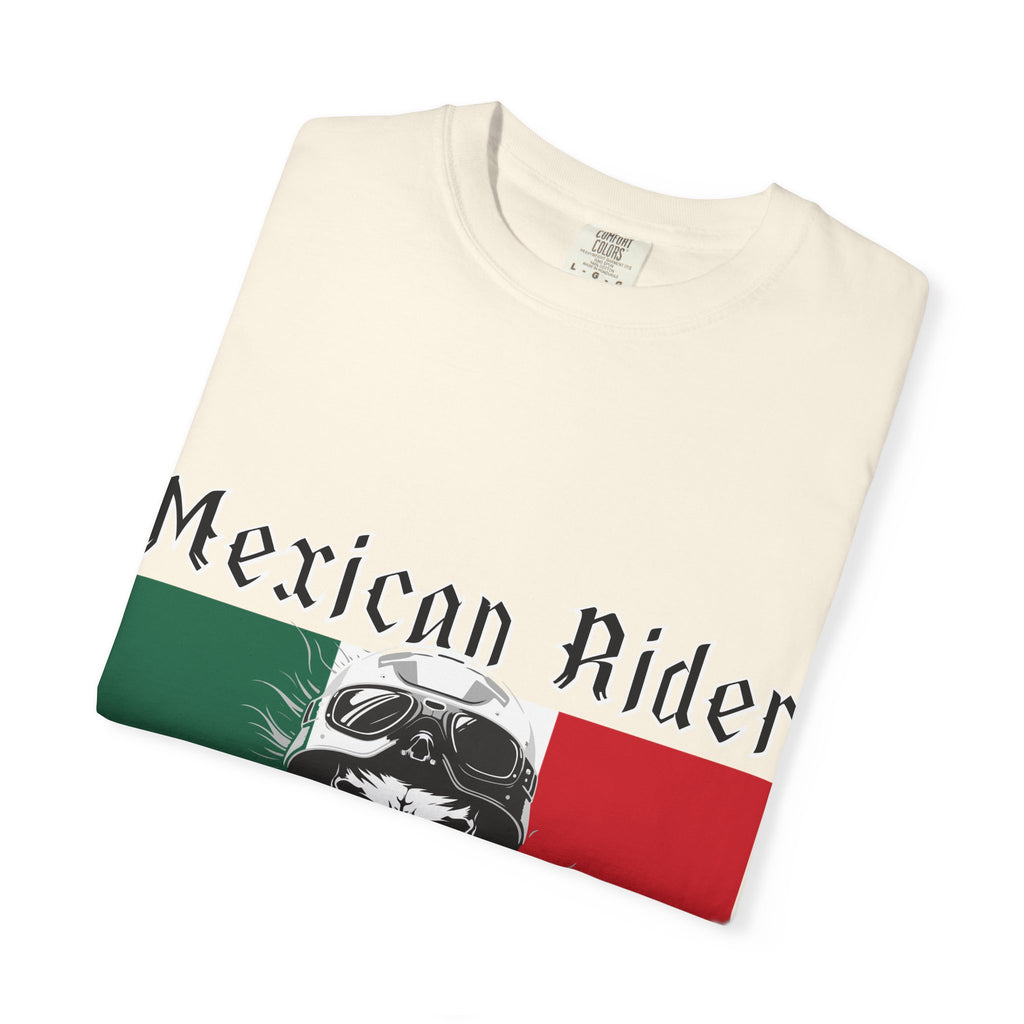 Mexican Rider T-Shirt — "El Cabron Más Chingon" Biker Skull Tee
