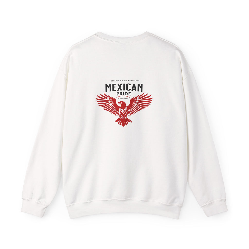 Mexican Pride Crewneck Sweatshirt — "Proud to Be Mexican" Pullover with Eagle Graphic