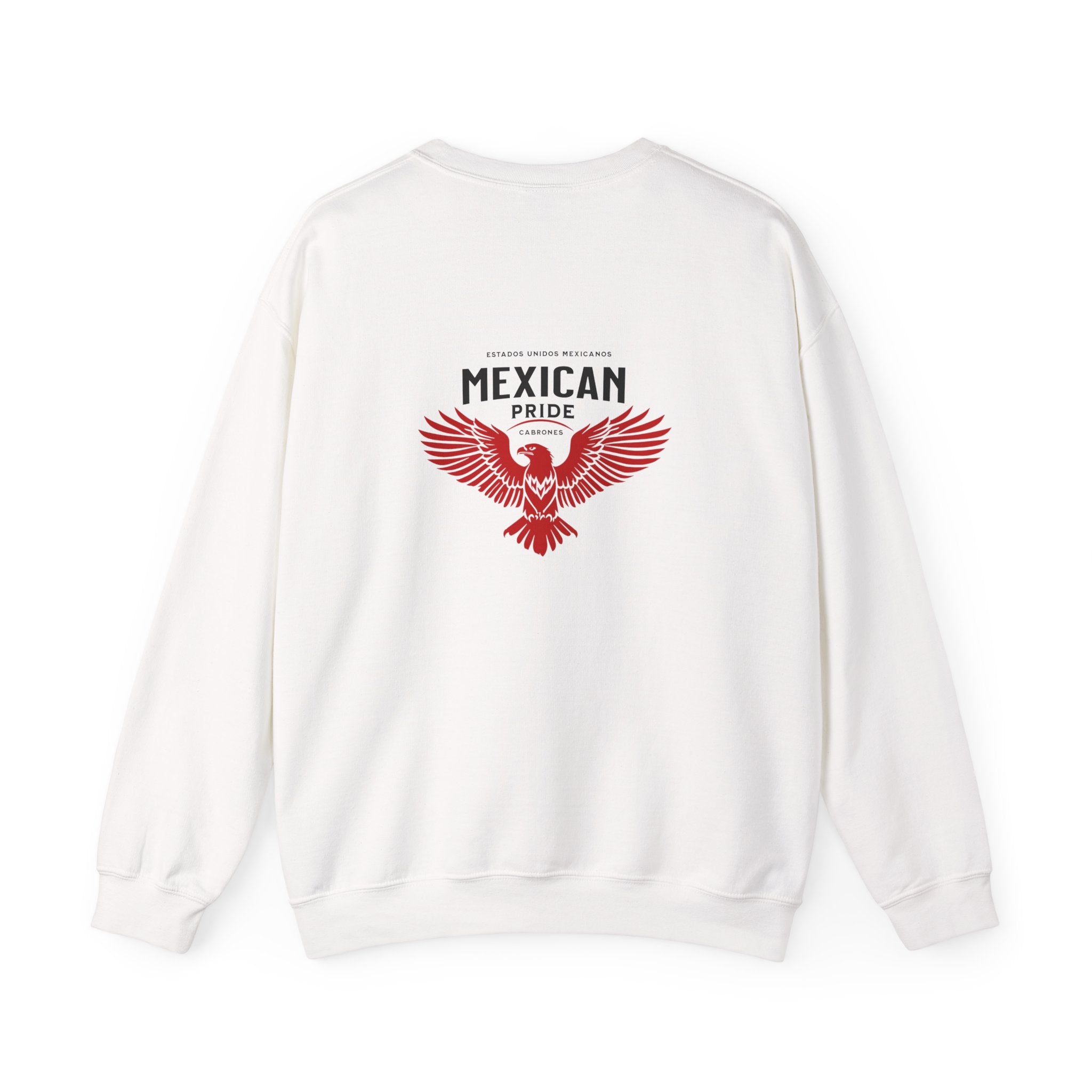 Mexican Pride Crewneck Sweatshirt — "Proud to Be Mexican" Pullover with Eagle Graphic